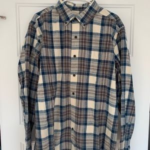 Ll Bean Mens Flannel Sz L